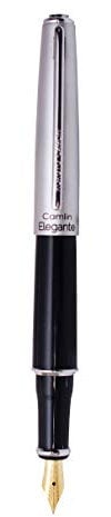 Camlin Elegante Fountain Pen - Black/Blue/Red