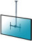 KIMEX - Support TV - Installation Plafond - Fonction Orientable/Inclinable - pour écran 37''-75'' - Hauteur réglable 106-156cm - 014-4013