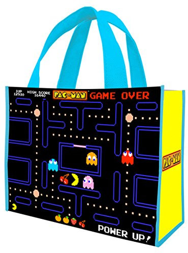Vandor 69073 Pac-Man Einkaufstasche, groß, recycelt, mehrfarbig