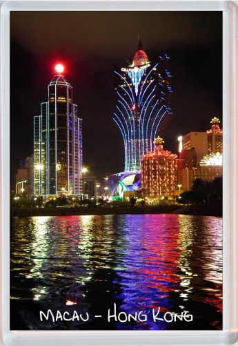 Macau - Hong Kong - Jumbo Fridge Magnet