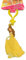 Beauty and the Beast Disney Porte-clés en PVC doux au toucher Princesse Belle
