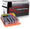 Logic-Seek 10 Tintenpatronen kompatibel mit Canon PGI-570 CLI-571 XL für Pixma MG5750 MG6850 TS5050 Series