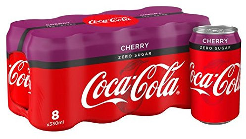 Coca-Cola Zero cereza 8 x 330ml