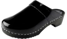 Gevavi 6006 Bighorn Clog schwarz Lack 40, Damen Clogs, Schwarz (schwarz(zwart lak) 90), 40 EU