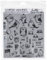 Stampers Anonymous Art Gone Wild CMS250 Tim Holtz Klebestempel 7 x 8.5 Zoll Mini Verrückte Vögel und andere Dinge, Synthetic Material, Mehrfarbig, 24.5 x 19 x 0.5 cm