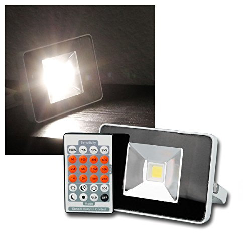 LED-Fluter SlimLine CTF-SL10 HF, 10W, IP44, 760lm, 4200K, HF Bewegungsmel
