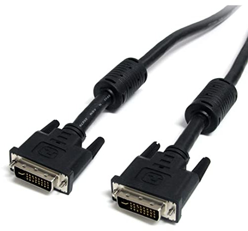 StarTech.com Dual Link DVI-I Cable - 6 ft - Digital and Analog - Male to Male Cable - Computer Monitor Cable - DVI Cord - DVI to DVI Cable (DVIIDMM6)