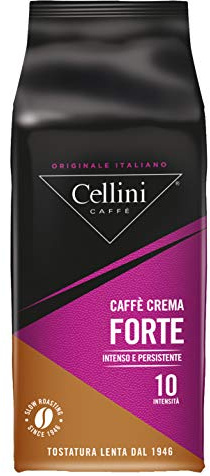Cellini Caffè Crema Forte Ganze Bohne, 1000 g, 1er Pack (1 x 1 kg)