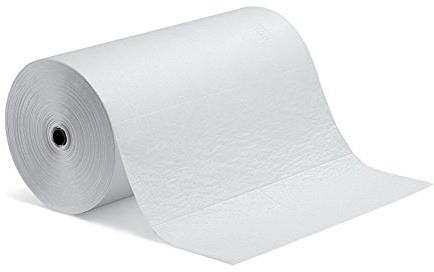 PIG Oil-Only Absorbent Mat Roll | Absorbs Oil-Based Liquids | Lightweight | 40 Gal Absorbency | 300' L x 30 W | 1 Roll | MAT419