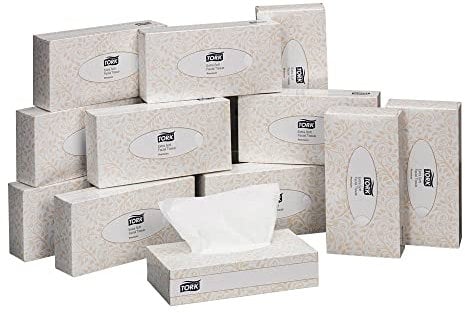 SCA Tork 140280 extra weiche Kosmetiktücher, Weiß (3000-er Pack)