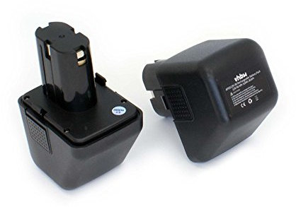 vhbw 2X Akku kompatibel mit Gesipa Accubird, Firebird, Powerbird Werkzeug, Blindniet-Setzgerät (3000 mAh, NiMH, 12 V)