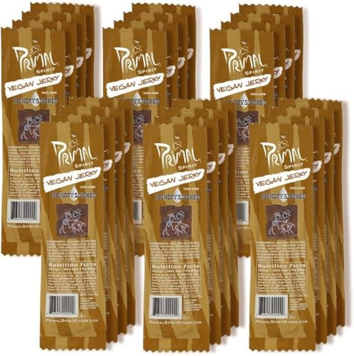 Primal Vegan Jerky Soy - Hickory Smoked Jerky - 24 x 28g