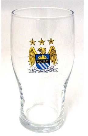 Manchester City Pint Bierglas