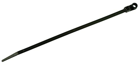 Connect 30303 Mounting Head Black Cable Tie 200mm x 4.8mm 100pc