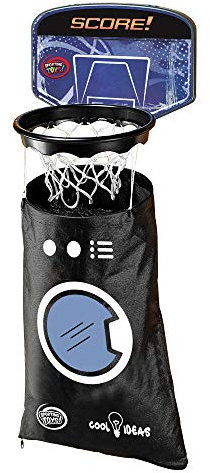 Sport1 Canestro Basket con Cesto Biancheria 40x35x105 cm