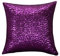 Rosennie Solid Color Glitter Pailletten Dekokissen Fall Cafe Home Decor 40cm*40cm Kissenbezüge (Himmel Blau) (Lila)
