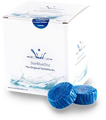 Starbluedisc WC-Reinigungstablette Toilettensteine - Frischer Duft und hygienische Sauberkeit - Blau - 24st - WC reiniger - Toilette tabs