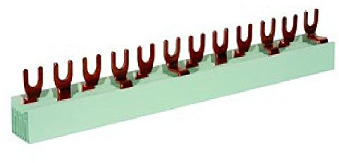 Pollmann G-4L-1L+N/6-210/16MFC Phasenschiene 4ph 17,8mm 210mm 16qmm 80A Gabel Isoliert f.Gerät_m.N-Leiter