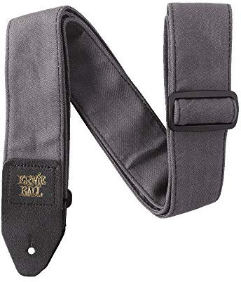 Ernie Ball Gitarrengurt aus Jeansstoff, grau (Slate Wash)