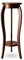 Tavolino portafiori in legno massello di faggio, Legno, MAHOGANY, 28x75