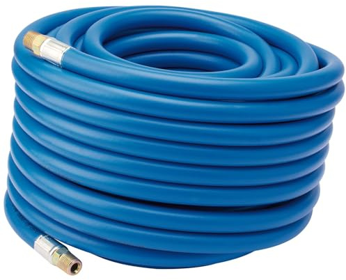 Draper 38298 PVC Air Line Hose, 1/4 BSP, 6mm Bore, 20m Length, Blue