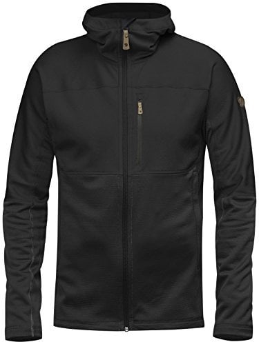 Fjällräven Herren Hoodie Abisko Trail Fleece, Black, M, F82257-550