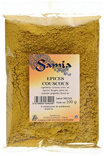 Samia Epices Couscous 100 g - Lot de 15