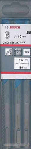 Bosch 2608585347 (2 608 585 347) SDS-Plus Drill Bits - B8 Masonary/concrete Ø12mm x 100mm x 160 10 Pieces