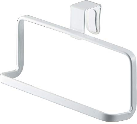 Yamazaki 6779 Tower Towel Hanger S, White, Steel, 16 x 7 x 9.5 cm