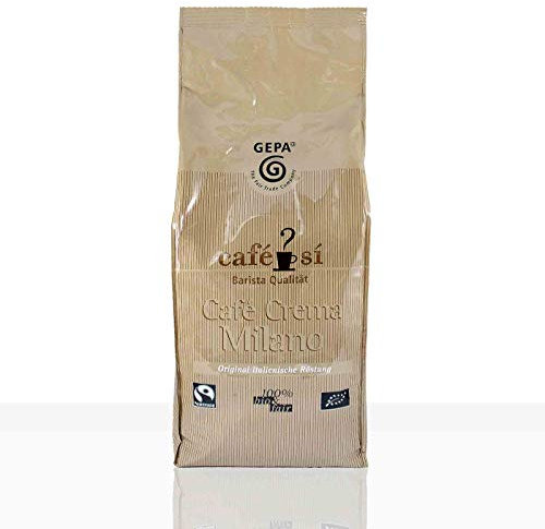 Gepa Cafe Si Cafe Crema Milano Fairtrade Kaffee - 1kg Kaffeebohnen