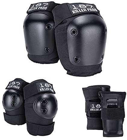 Killer Pads Kinder Schutzausrüstung Protection Junior Six Pack, Schwarz, One Size