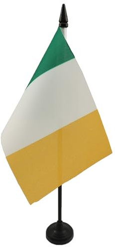 AZ FLAG - Tischflagge Irland - 15x10 cm - Irische Tischfahne 10 x 15 Cm - Flaggen