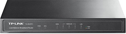 TP-Link Load Balance Broadband Router,10/100M WAN Ports, Abundant Security Features, With Lightning Protection(TL-R470T+) (Generalüberholt)