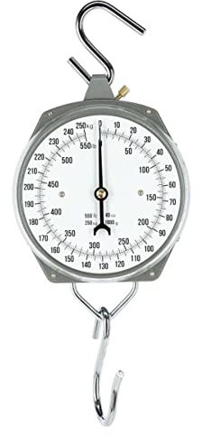 Zeigerschnellwaage Hängewaage bis 250 kg Kofferwaage Unterteilung je 1 kg