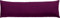 REDBEST Seitenschläferkissenbezug Single- Jersey San Francisco, Beere Größe 40x140 - weiche Qualität, bügelfrei, praktischer Reißverschluss, 100% Baumwolle