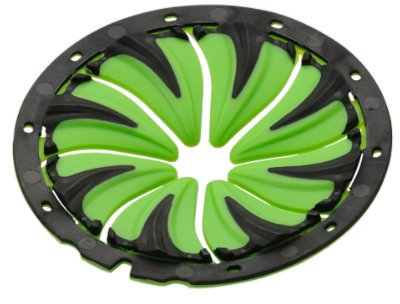 Dye Erwachsene Paintball Zubehör Rotor Quick Feed, Schwarz/Grün, One Size