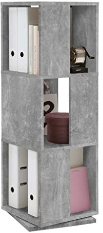 FMD Möbel, 291-001 Tower Wall Unit, holz, grau, maße 34.0 x 34.0 x 108.0 cm (BHT)