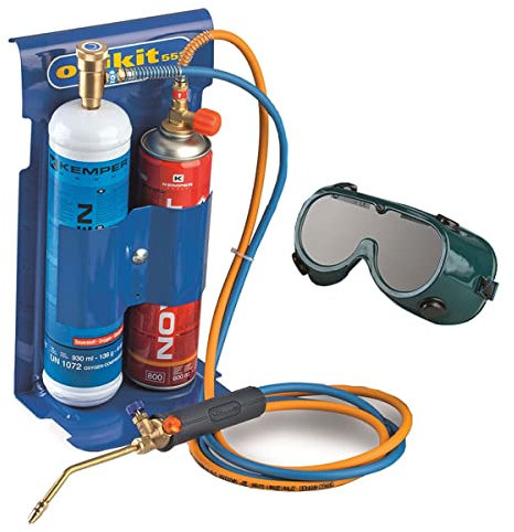 KEMPER - Torcia professionale Bi-Gas Ossigeno Butano/Propano Saldatura Taglio metalli