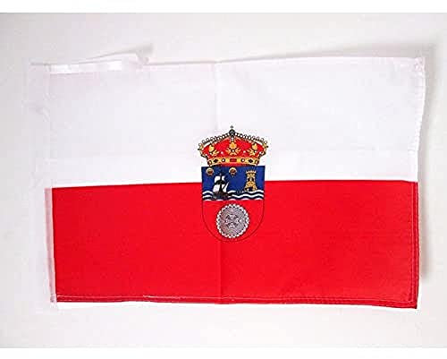 AZ FLAG - Flagge Kantabrien - 45x30 cm Mit Kordel - Kantabrien Fahne 30 x 45 cm - Flaggen