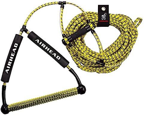 Airhead AHWR-1 Cuerda para Wakeboard, Unisex, Amarillo y Negro, Up to 70ft