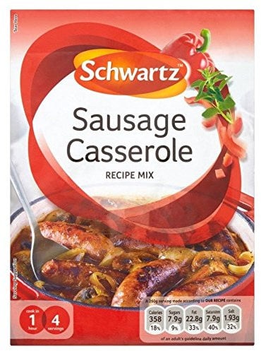 Schwartz Sausage Casserole Recipe Mix (35g) - Pack of 6