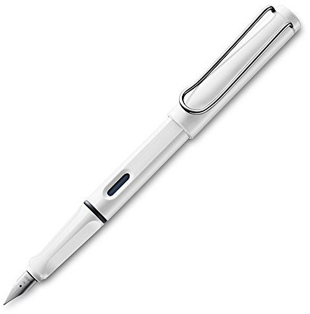 Lamy 4000226 FP Safari Füllfederhalter, feine Feder, Weiß