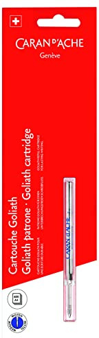 Caran d'Ache Goliath Roll-On Patronen, blau, mittel, 1 Stück