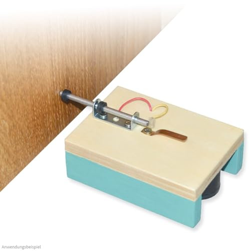 matches21 HOME & HOBBY Einfache Alarmanlage DIY Holz Bastelset für Kinder ab 11 Jahren als Warnmelder