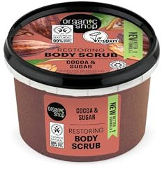 Organic Shop Body Scrub Natural Belgian Chocolate and Sugar 250 ml
