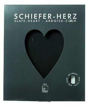 Räder Herz Schiefer Tafel