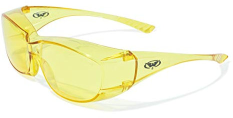 Global Vision Eyewear Oversite Serie Sicherheit Gläser, gelb