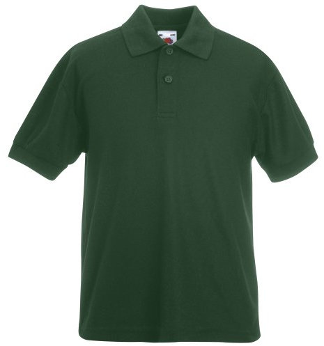 Fruit of the Loom Boys' Shirt green bottle green 3-4 Years