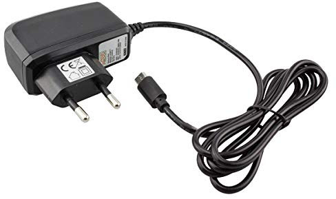 caseroxx Ladegerät Reiselader für Vernee Thor, hochwertiges Ladegerät mit Netzteil zum Aufladen (Flexibles, stabiles Kabel in schwarz)