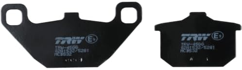 TRW MCB532 Brake Pad Set Disc Brake Organic Allround Compatible for Kawasaki ZX - Front Axle, Rear Axle and Other Vehicles